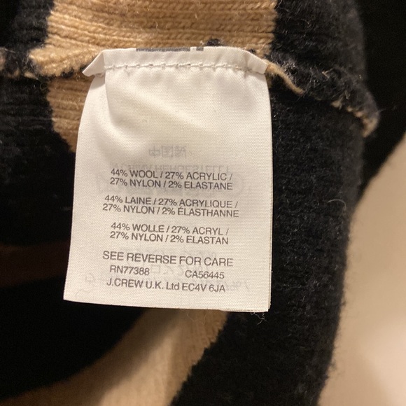 JCrew Striped Mockneck Sweater Dress - Picture 3 of 3